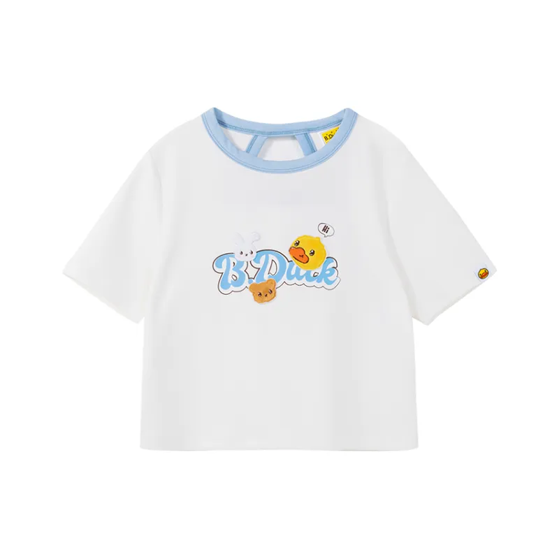 B.Duck T Shirts Women's White-0