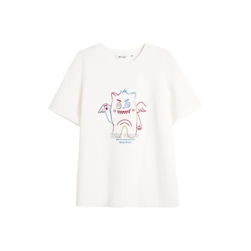 Olrain T Shirts Women's Ecru