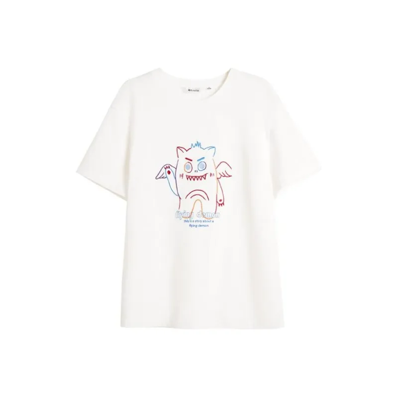 Olrain T Shirts Women's Ecru-0