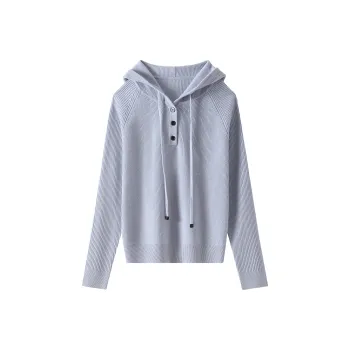 H YXIANG Sweater Women's Black/Camel/Blue