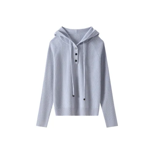H YXIANG Sweater Women's Black/Camel/Blue