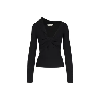 Alexander McQueen FW21 Slim Fit Knitwear Women's Black
