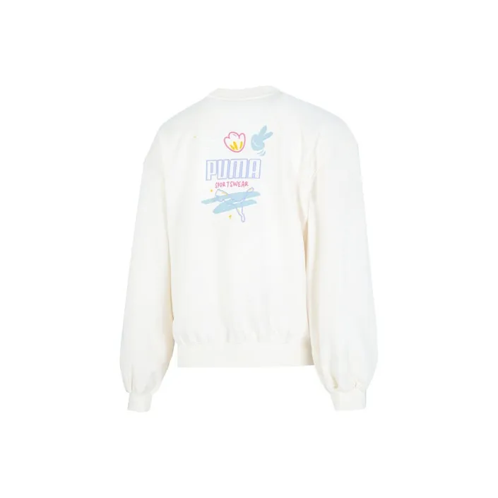 PUMA Sweatshirts Women's Ivory-0