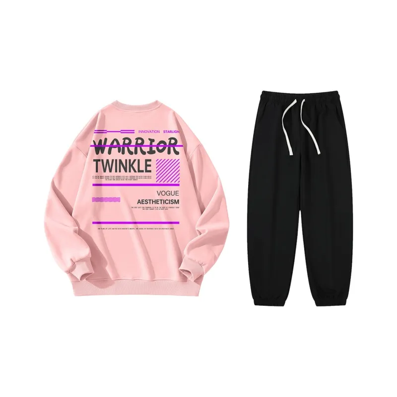 WARRIOR Sweatshirt Sets Unisex-4