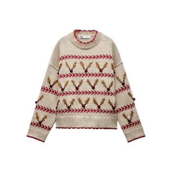 ZARA Sweater Women's Light Brown