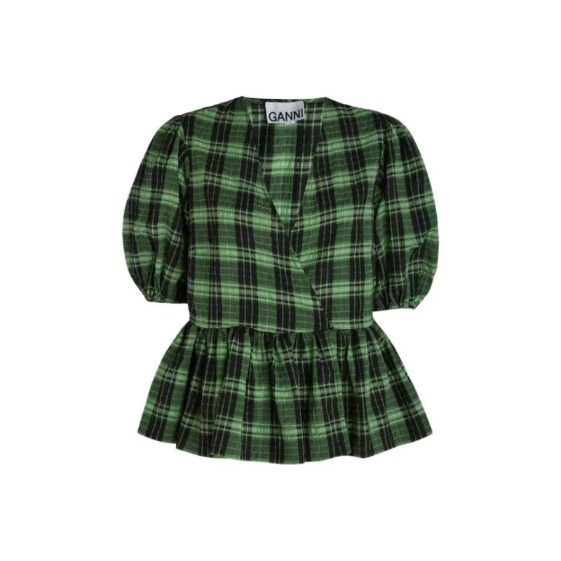 GANNI T-Shirts Women's Green-0