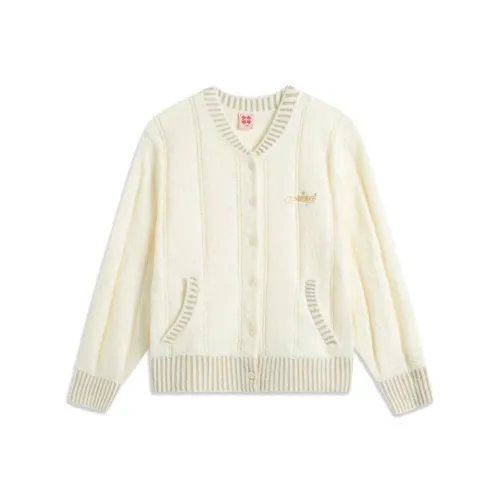 LiNing Rijin Doujin Collection Sweater Women's Ecru