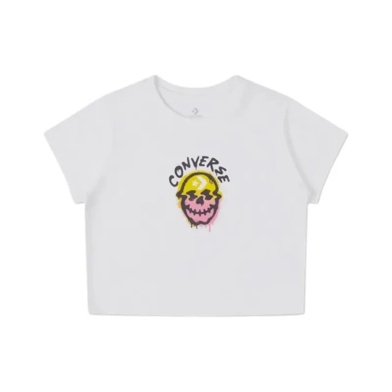 Converse Regular T-Shirt Women's White-0