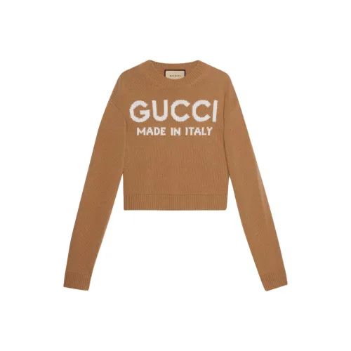GUCCI Logo intarsia Wool Jumper