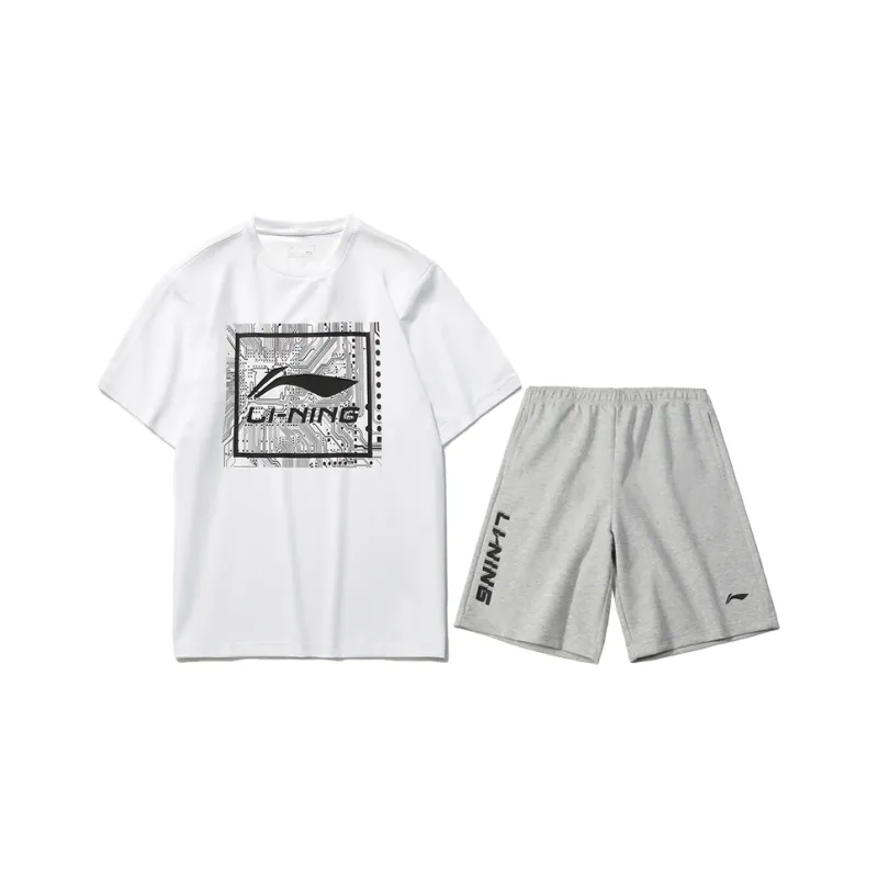 LiNing Casual Sportswear Men's Two Piece Set-0