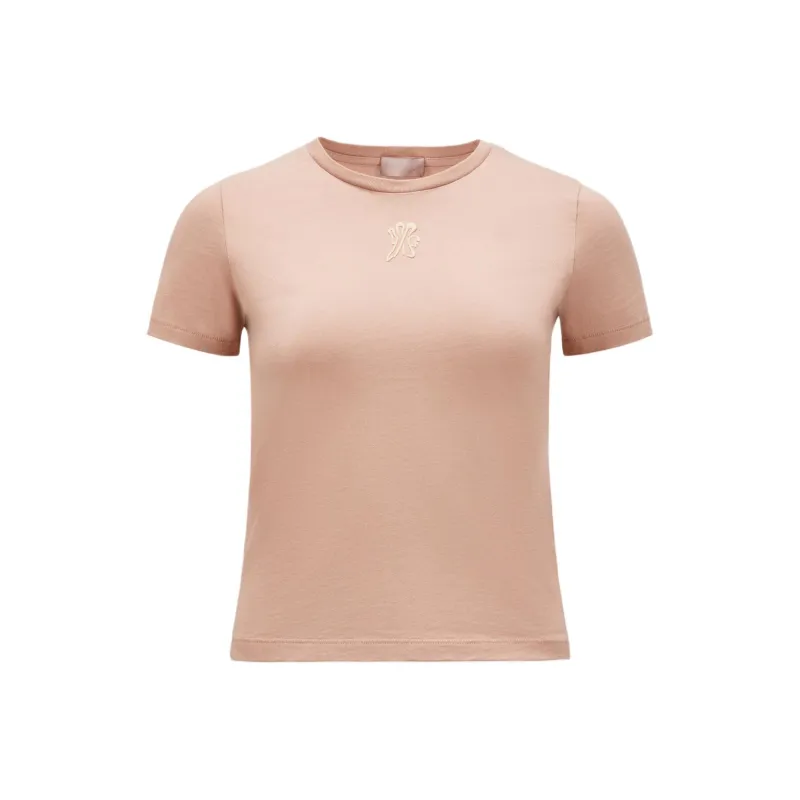 Moncler T Shirt Women's Light Pink-0