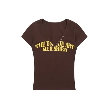 Vine Color Set in Sleeve T Shirt Women's