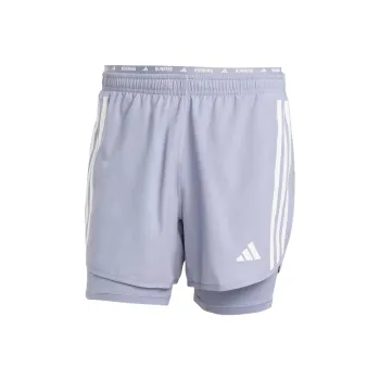 Adidas Own The RunAEROREADY Casual Shorts Men's Silver Violet