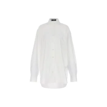 RAF SIMONS Mesh Detailed Buttoned Shirt