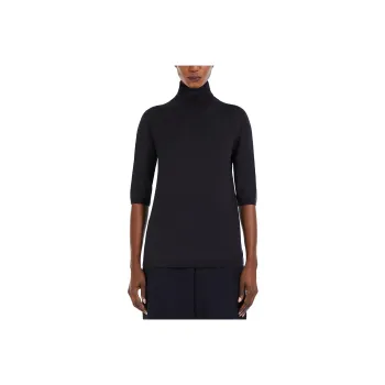 MaxMara High Neck Half Sleeved Jumper
