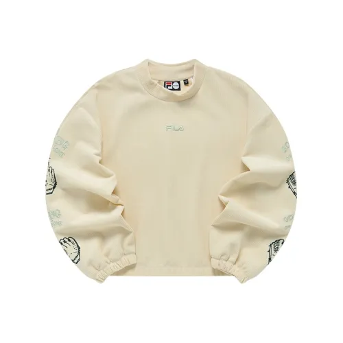 FILA FUSION Sweatshirt Women's Olive White