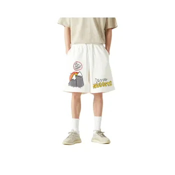 AFTER SCHOOL SPECIAL Casual Shorts Unisex White