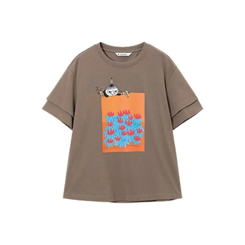 Broadcast X Moomin Co-branded Model T-Shirts Women's-2