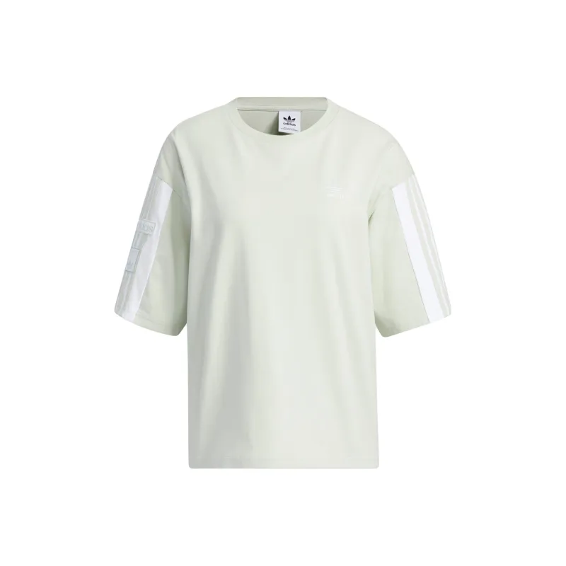 Adidas Originals Drop Shoulder Sleeve T Shirt Women's-0