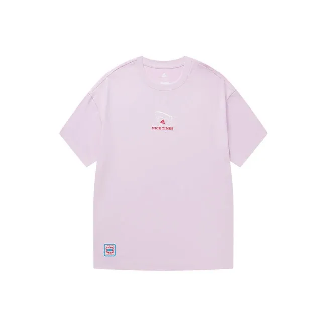 PEAK T Shirt Women's Light Snow Purple-0
