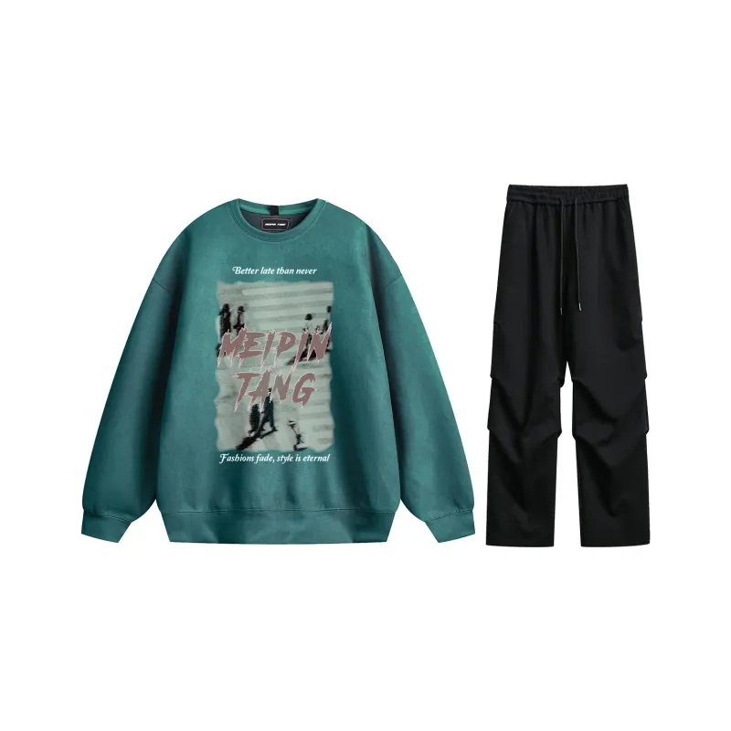 MEIPIN TANG Sweatshirt Set Unisex-41