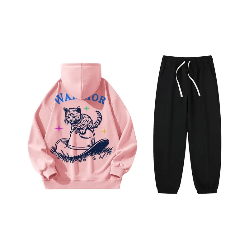 WARRIOR Sweatshirt Sets Unisex-4