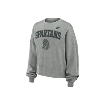 Nike Michigan State Spartans Legacy Classic Arch Women's Nike College Pullover Crew