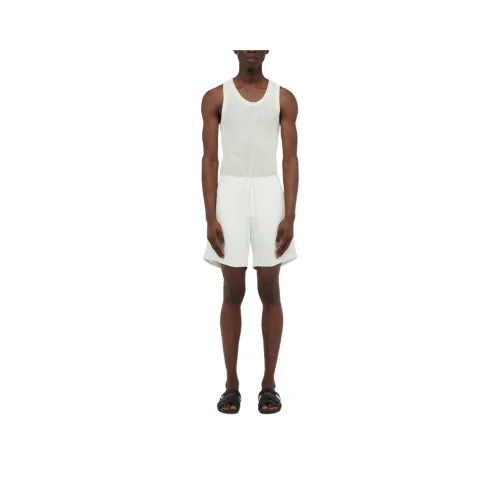 Wales Bonner Striped Linen Shorts