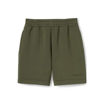 GUCCI SS25 Casual Shorts Men's Dark Green