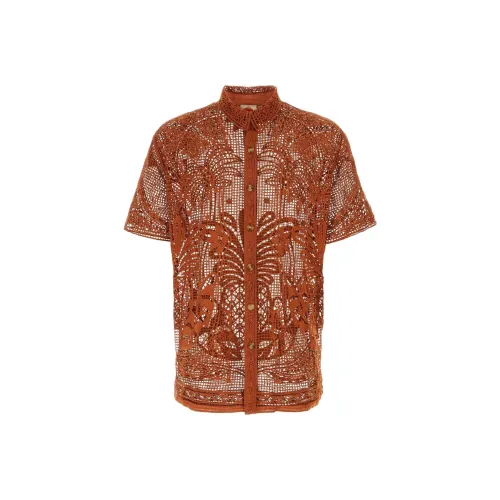 Farm Rio Shirts Men Copper