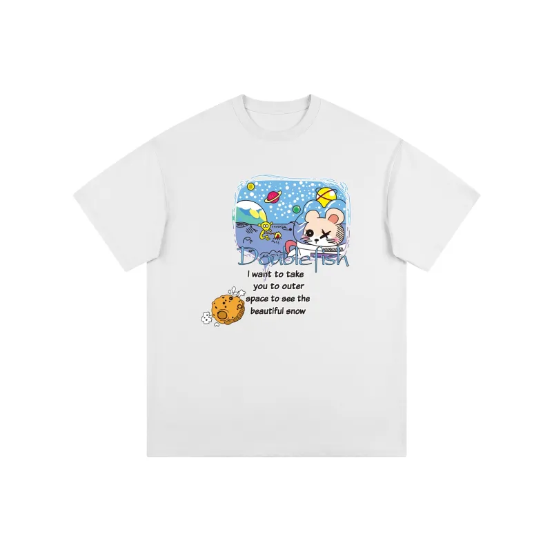DOUBLEFISH Short Sleeved T Shirts Unisex-2