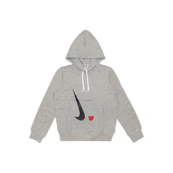 CDG Play Cdg X Nike Hoodie Grey