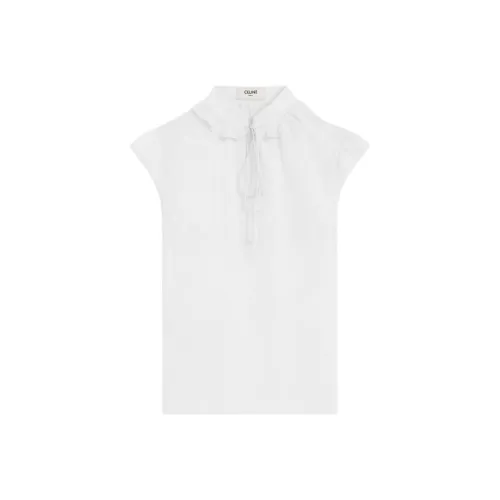 CELINE Blouse In Cotton Voile Shirt Women's White