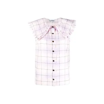 GANNI Shirts Women's Pink