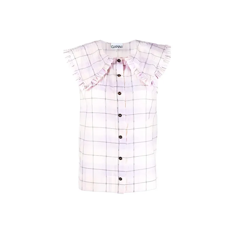 GANNI Shirts Women's Pink-0
