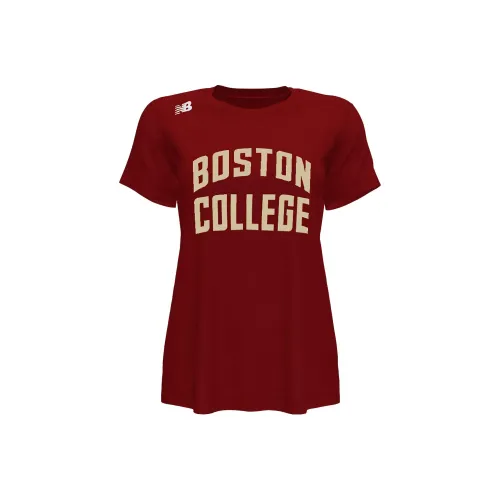 New Balance Boston College T-Shirts Women's Mercury Red