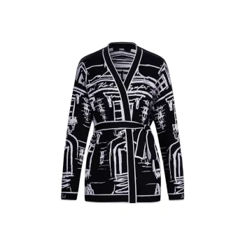 KARL LAGERFELD SS25 Sweater Women's Black White