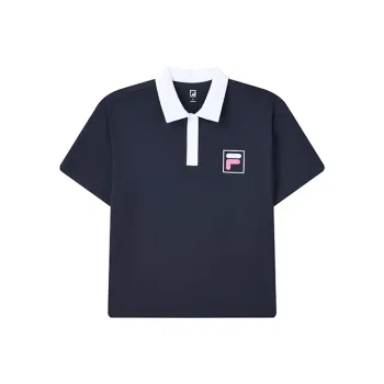 Msgm X FILA Polo Shirts Women's Royal Blue