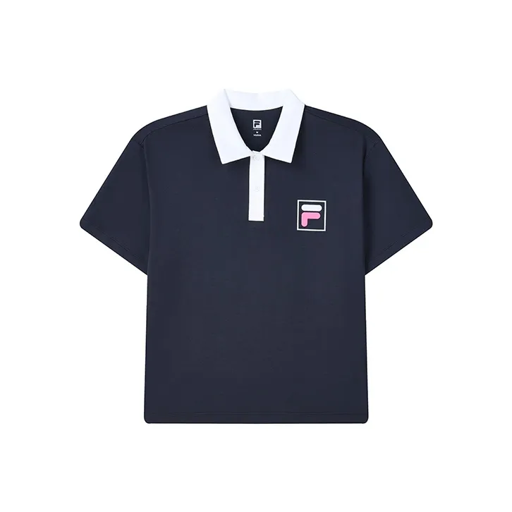 Msgm X FILA Polo Shirts Women's Royal Blue-0