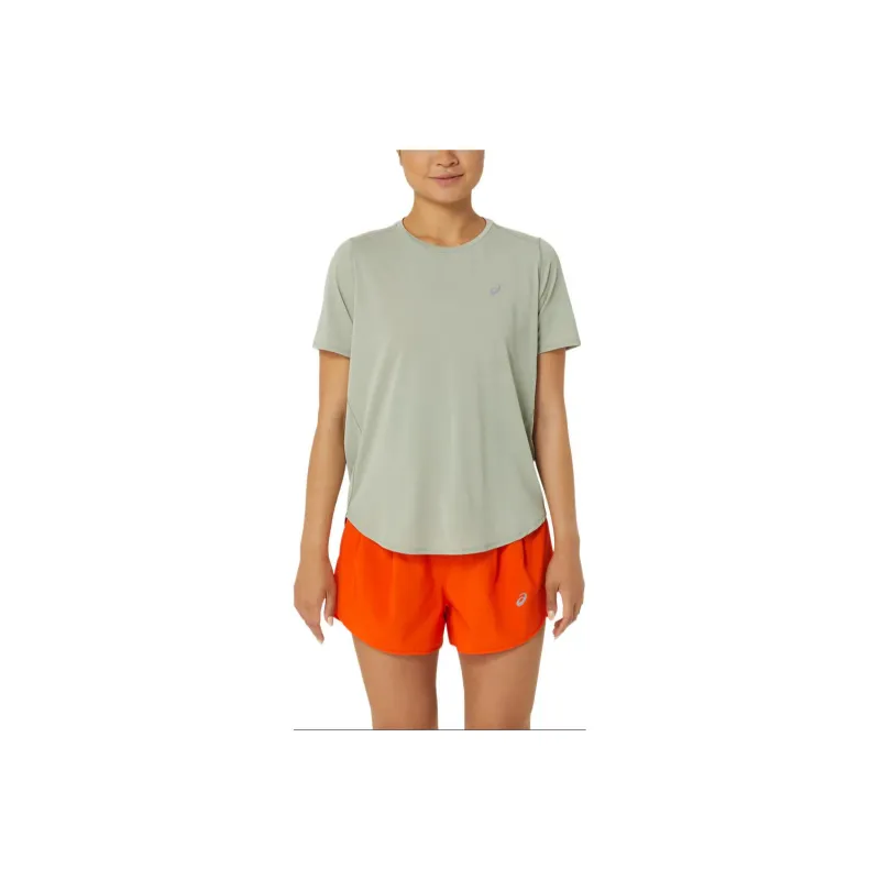 Asics ROAD T-Shirts Women's Gray-0