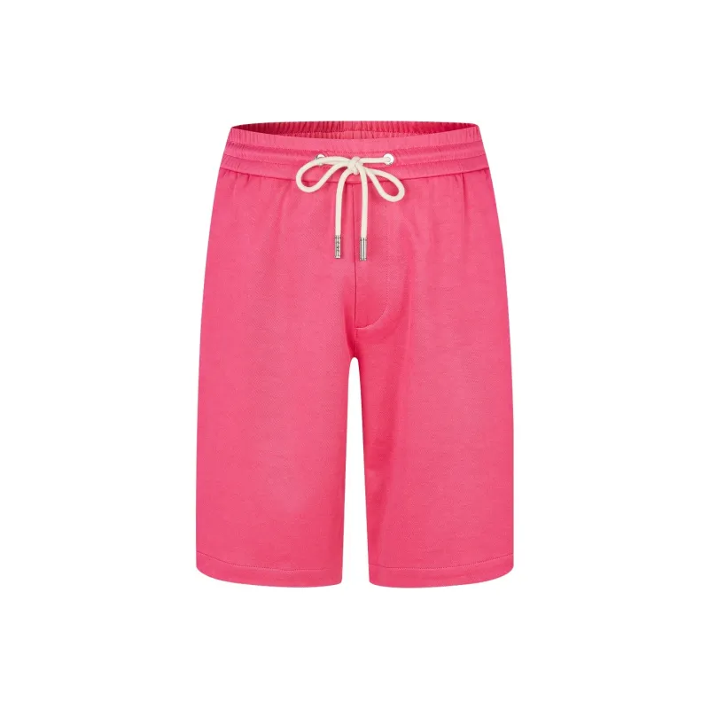 C'N'C Trend Series Spring And Summer Casual Shorts Men's Rose Red-0