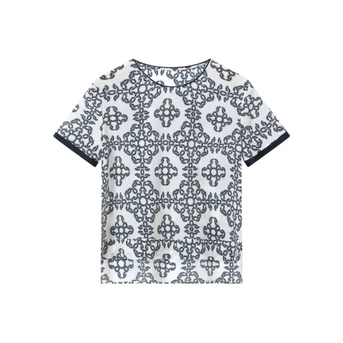 H YXIANG T Shirt Women's Deep Navy Blue