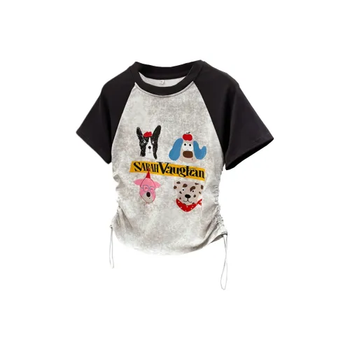 Ning Cai Yuer Set in Sleeve T Shirt Women's
