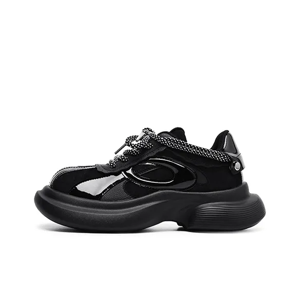 APRHE Anti Slip And Wear Resistant Height Increasing Low Top Chunky Sneakers Unisex-7