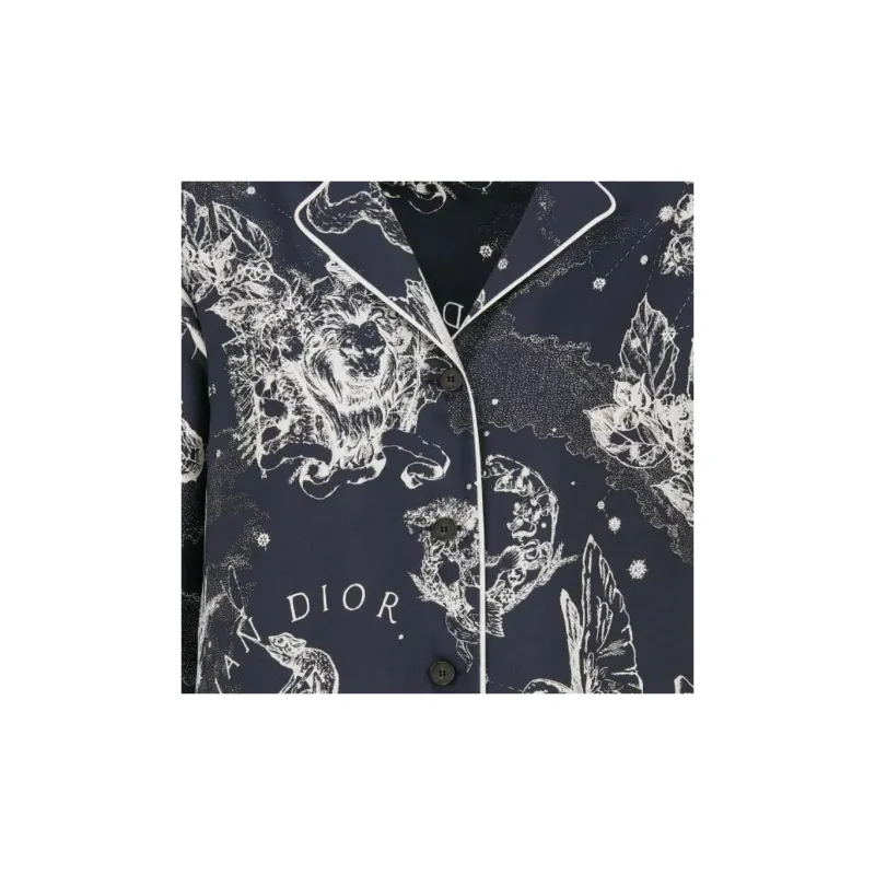 DIOR FW22 Shirt Women's Dark Blue-4