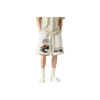 AFTER SCHOOL SPECIAL Casual Shorts Unisex Apricot