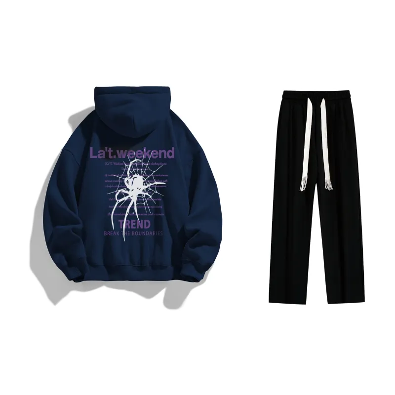 LA'T.WEEKEND Sweatshirt Set Unisex-14