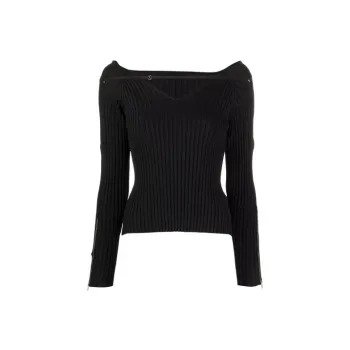 Jacquemus FW21 Slim Fit Knitwear Women's Black