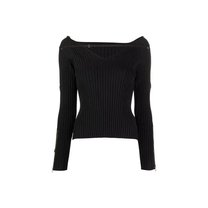 Jacquemus FW21 Slim Fit Knitwear Women's Black-0