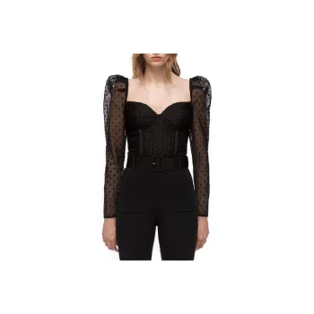 Self portrait Shirt Women's Black